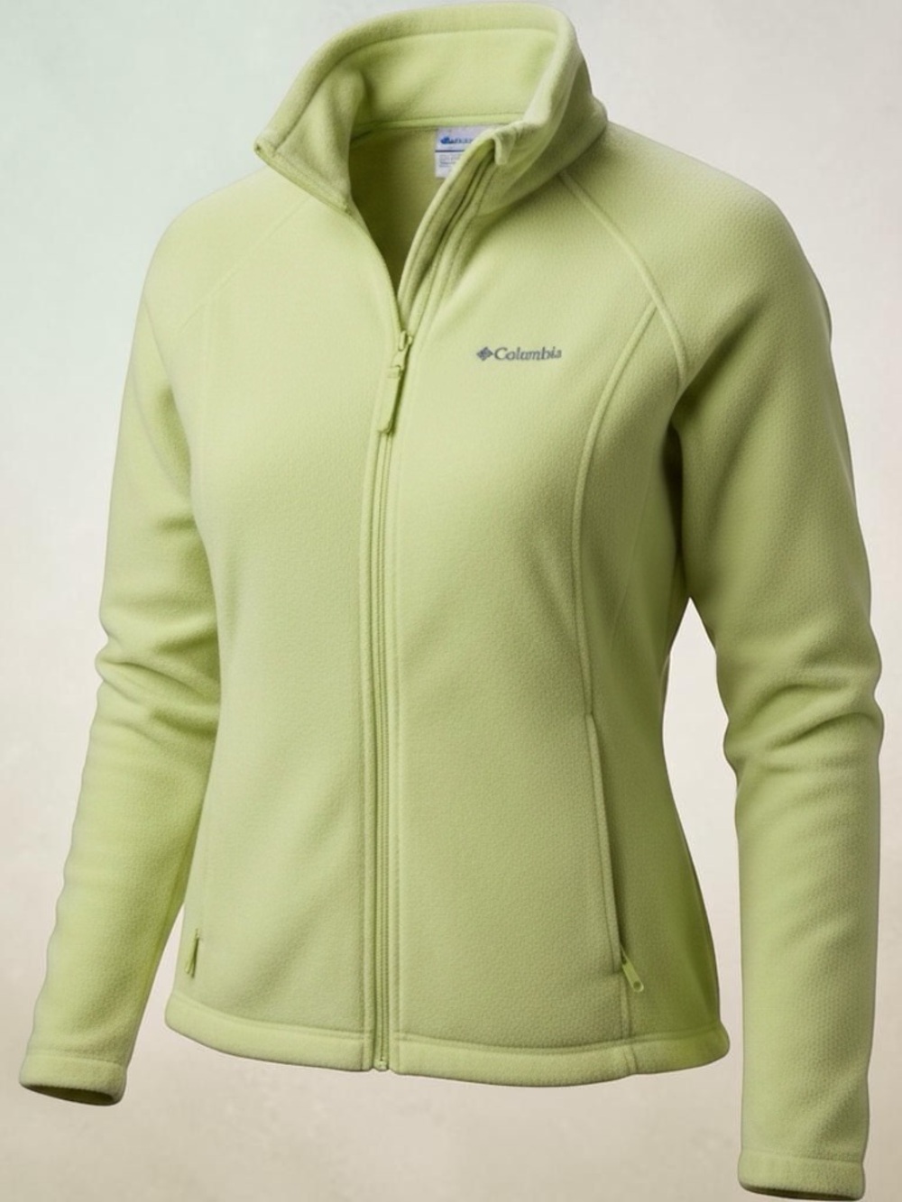 Columbia Women's Pale Green Full-Zip Fleece Jacket